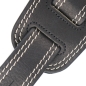 Preview: Richter Straps Springbreak III Nappa Black / White Gitarrengurt, #1013